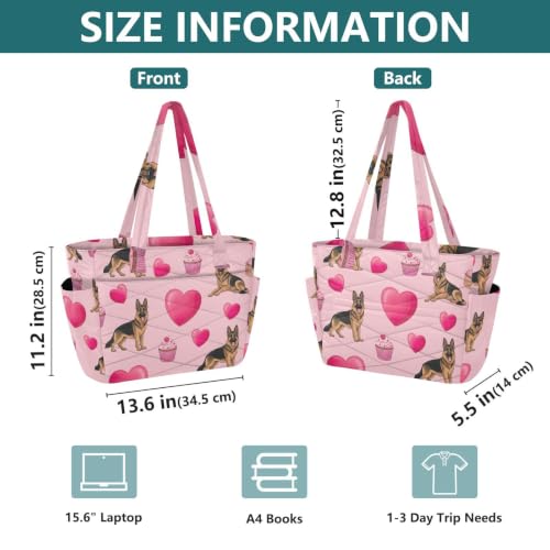 Bolsas para laptop ligeras de viaje y trabajo con diseño de perro 5