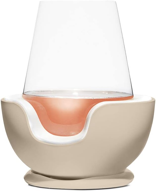 VoChill Stemless Wine Glass Chiller Keep the Chill In Your Glass