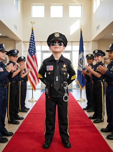 Disfraz Completo de Policía para Niños y Niñas miniatura 4
