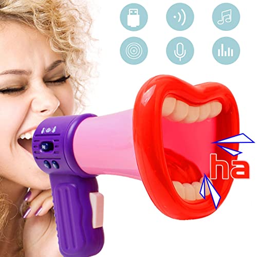 Hongjingda Kids Voice Changer Grote Rode Lippen Speelgoed Creatief Grote Mond Voice Changer Speelgoed Met Opnamefunctie… - Image 8