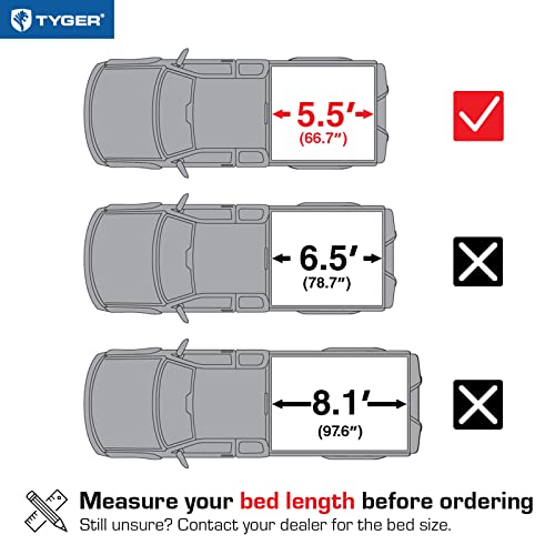 Tyger Auto T3 Soft Tri-Fold Cover