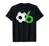 6th Birthday Soccer Shirt | 6 Years Old | Soccer Lover Gift