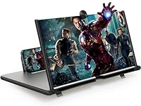 LAC FUTURE Handy Vergrößerungs Bildschirm 12 Zoll 3D HD - Bildschirmlupe für Smartphones Geschenke für Männer - Handyvergrößerungsbildschirm- Geburtstagsgeschenk für Freund