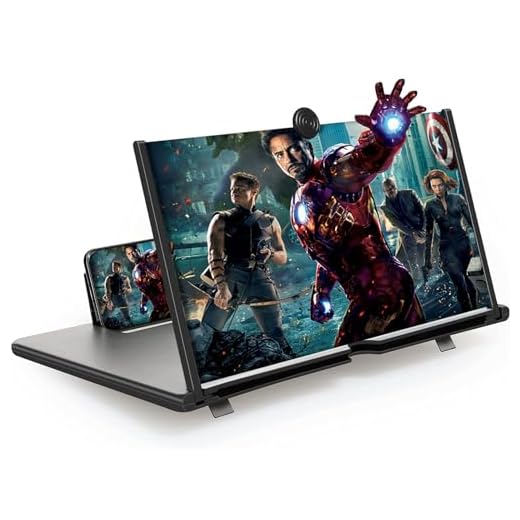 LAC FUTURE Amplificador de Pantalla para Movil 12 Pulgadas - Regalos Originales para Hombre Cumpleaños - Lupa para Móvil Regalos Adolescentes