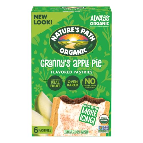 Nature's Path Organic Granny’s Apple Pie Toaster Pastries, 11 oz (Pack of 1)