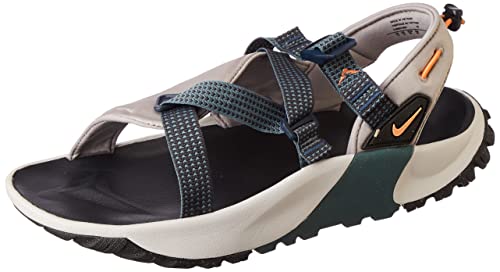 Image of Nike Oneonta Sandal-Cobblestone /Orange Trance-Mineral SLATE-DJ6603-004-10