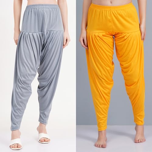 Image of Buy That Trendz Patiala Salwar for Women Relaxed Fit Viscose Patiyala Salwar Harem Bottom Pants