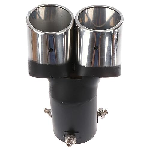 Silenciador de escape universal curvado de acero inoxidable para renovar el tubo de tu coche