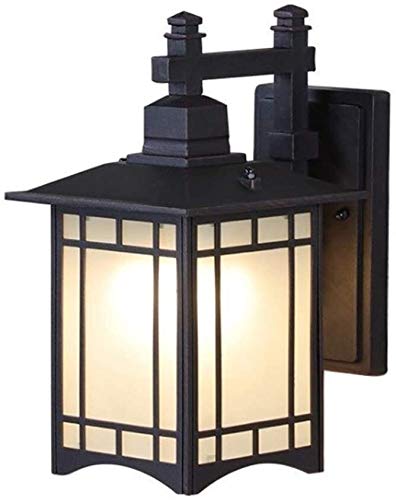 Aplique LED de pared exterior negro de 13 pulgadas para comedor y salon