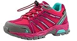 Grisport Trekking High Kinder,Jungen,Mädchen,Trekkingschuh,Wanderhalbschuh,wasserabweisend,Gritex,Schnellschnürung,Fucsia, EU 38