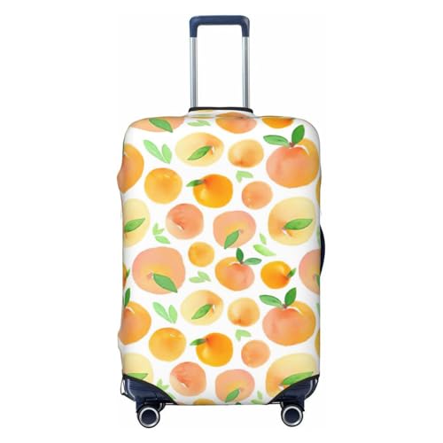 Housse de protection valise lavable EdWal noire motif pêche taille S