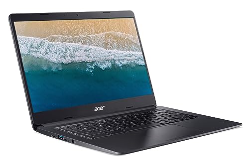 Image of acer 14 inch FHD Touchscreen Chromebook Laptop, Dual-Core Intel Celeron N4020, 4GB LPDDR4 RAM, 128GB Storage(64GB eMMC + 64GB Micro SD), Up to 12.5hrs Battery Life, WiFi, USB-C, Webcam, Chrome OS