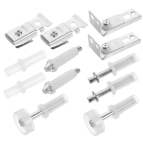 Kit de herrajes para puerta bifold jojofuny 1 set, conjunto de riel para puerta corrediza con instalación fácil y piezas de repuesto para puertas corredizas y de bolsillo