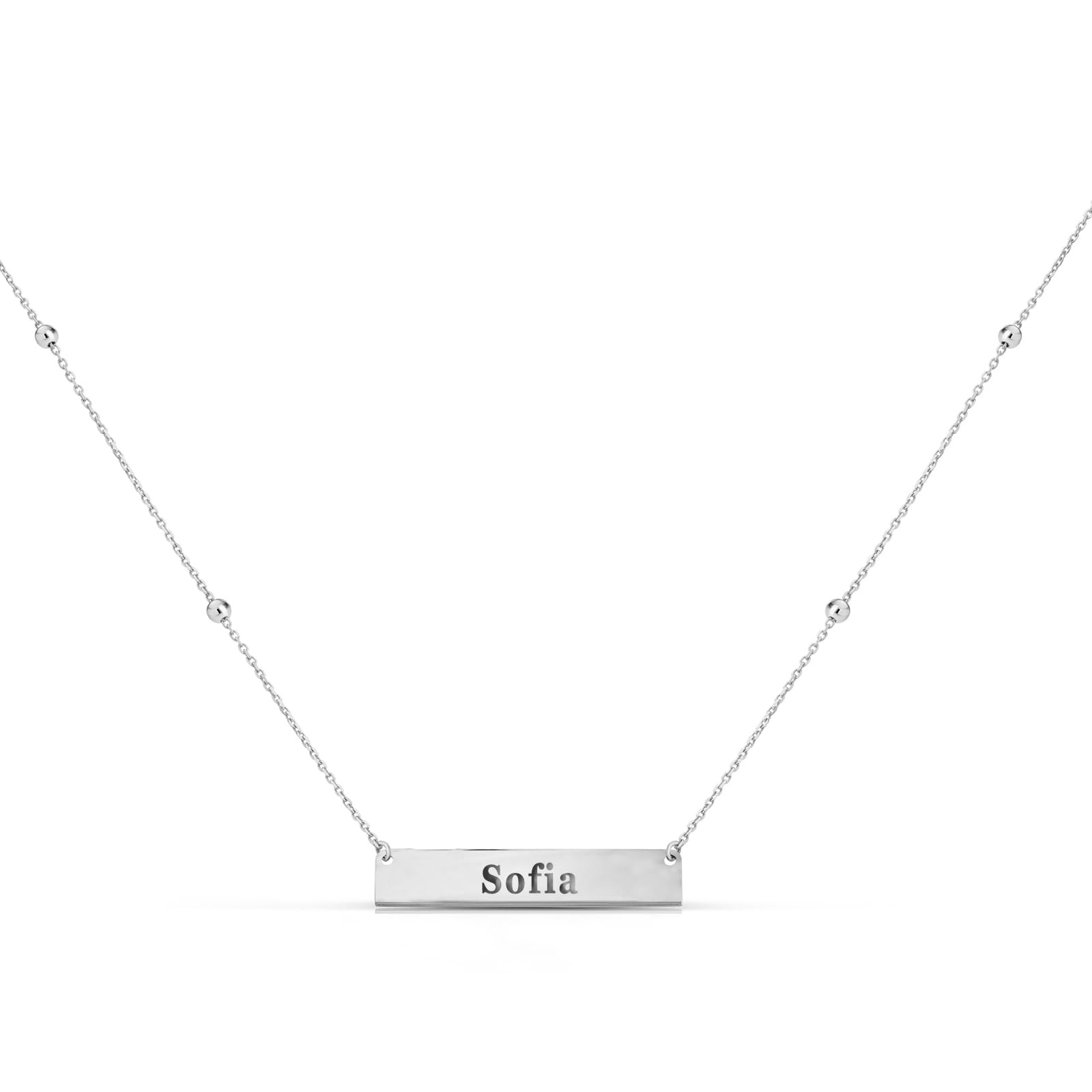 isignoCollar Personalizada Grabado Personalizado Nombre, Fecha, Coordenadas Regalo para Las Mujeres Chica Novia Eslabón de Acero Inoxidable con la Cadena Ajustable