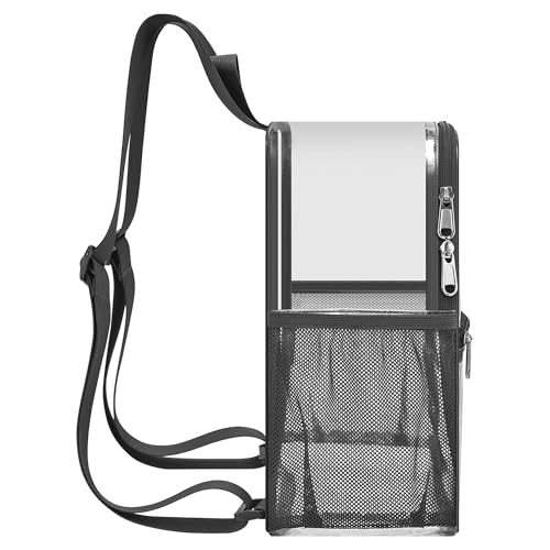 Image of Oraben Clear Backpack for Stadium Events, Clear Bag Stadium Approved | 12 x 6 x 11 inch Small Clear Backpack for Soccer Game, Concerts , Fast Security Check, Waterproof PVC