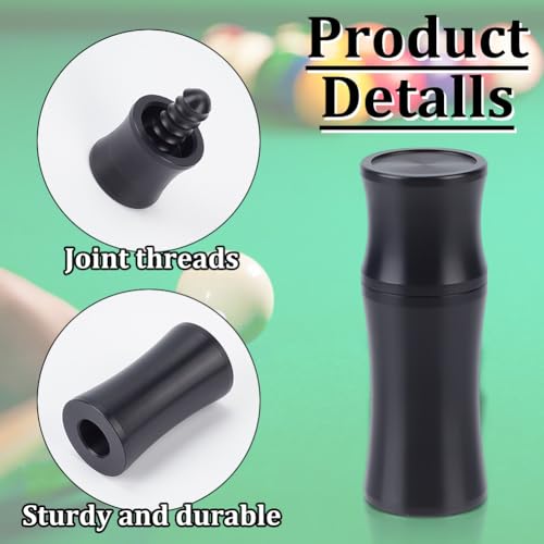 Protections de joint pour queue de billard INFUNLY en plastique noir ajusté