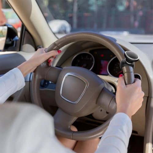 FiTspi Lenkradknauf Spinner, universelles Lenkrad-Hilfswerkzeug für Autos, Lkws, Traktoren, Mähmaschinen, Gabelstapler – Ideal für Fahrer