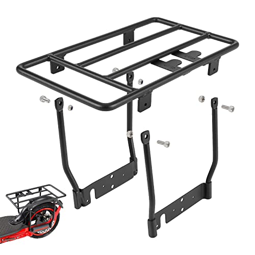 MotuTech - Estantería trasera de metal para Xiaomi M365 1S Pro 2 Mi 3 Scooter Patinete Cesta (Negro)