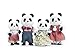 Calico Critters Wilder Panda Bear Family