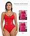 FeelinGirl Shapewear Tummy Control Bodysuits for Women Seamless Body Shaper Shapewear Thong Body Shaper XS-S