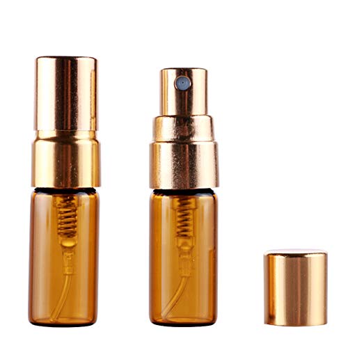Preisvergleich Produktbild KUOZEN Parfümzerstäuber Leeres Parfüm Spray Duft Leere Flasche Mehrweg-Sprühflasche Mehrwegflasche Umweltfreundliche Sprühflasche Gold