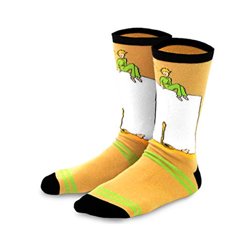 Kid's The Little Prince Silly Fun Fox and Airplane Crew Socks - 3 Pair4