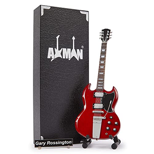 Gary Rossington (Lynyrd Skynyrd) Réplique de guitare miniature – Cadeaux musicaux – Échelle 1/4 faite à la main - Les Beatles, Paul McCartney, John Lennon, RIngo Starr, George Harrison Gary Rossington (Lynyrd Skynyrd) Réplique de guitare miniature – Cadeaux musicaux – Échelle 1/4 faite à la main