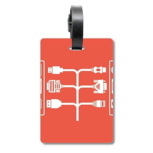 Étiquette d'identification Tourister pour valise et prise de câble de charge voyage