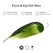 Parissa Natural Face & Lip Hard Wax Kit | No-Strip Hot Wax for Coarse Facial Hair removal | Sensitive Skin Formula with Post-Wax Oil | 3.5 oz (100 g)
