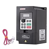 GLORYTECH VFD 220V 2.2KW 3HP Variable Frequency Drive,11A VFD Inverter Frequency Converter for CNC...