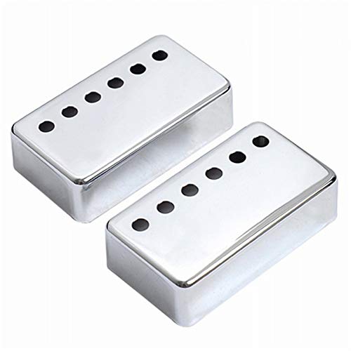 Elecred Guitar HumbuckersbNAbvLPX^C̃GLM^[Jo[Ă܂ (Color : 50-52 silver)