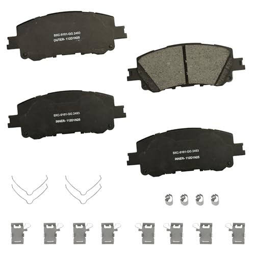 Image of Bendix Premium SBC2493 Ceramic Front Brake Pads for Mazda CX-70 2025, CX-90 2025-2024