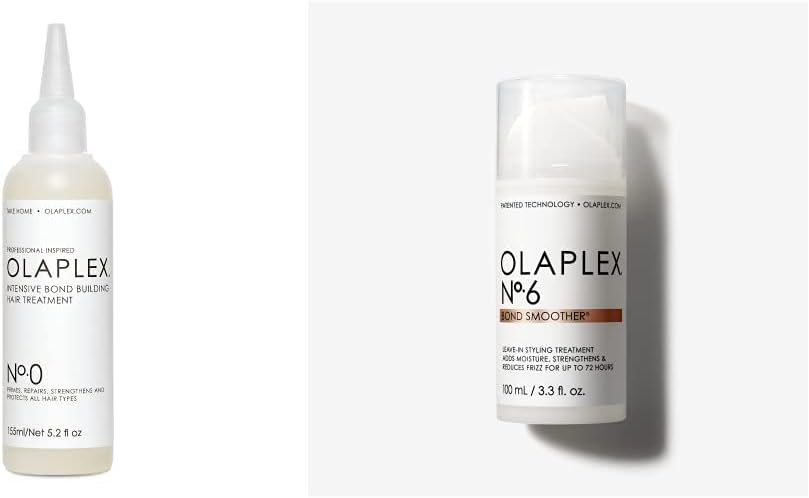 Bond Building Hair Conditioner, 5.2 fl oz/155ml, White & No 6 Bond Smoother, 3.3 Fl Oz / 100 ml