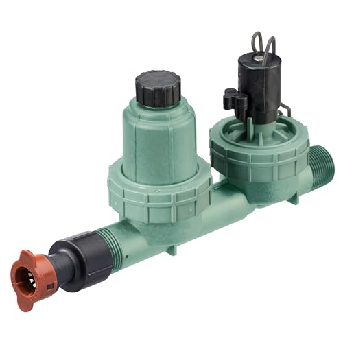 Orbit 67790 1" MPT 4-in-1 Drip Sprinkler Valve, Filter, Pressure Regulator, and Drip Irrigation Drip Tubing Adapter - image 1
