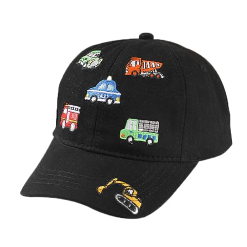 Kids Embroidered Baseball Hats Adjustable Cotton Washed Vintage Cowboy Hat for Boys Girls Age 3-8