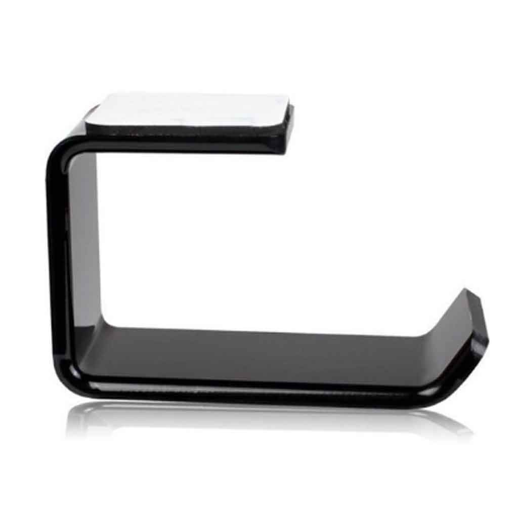 MOBYGKFY Headphone Bracket Wall Mounted Headset Holder Hanger Under Desk Hook Earphone Sticky Display Stand With Sticker