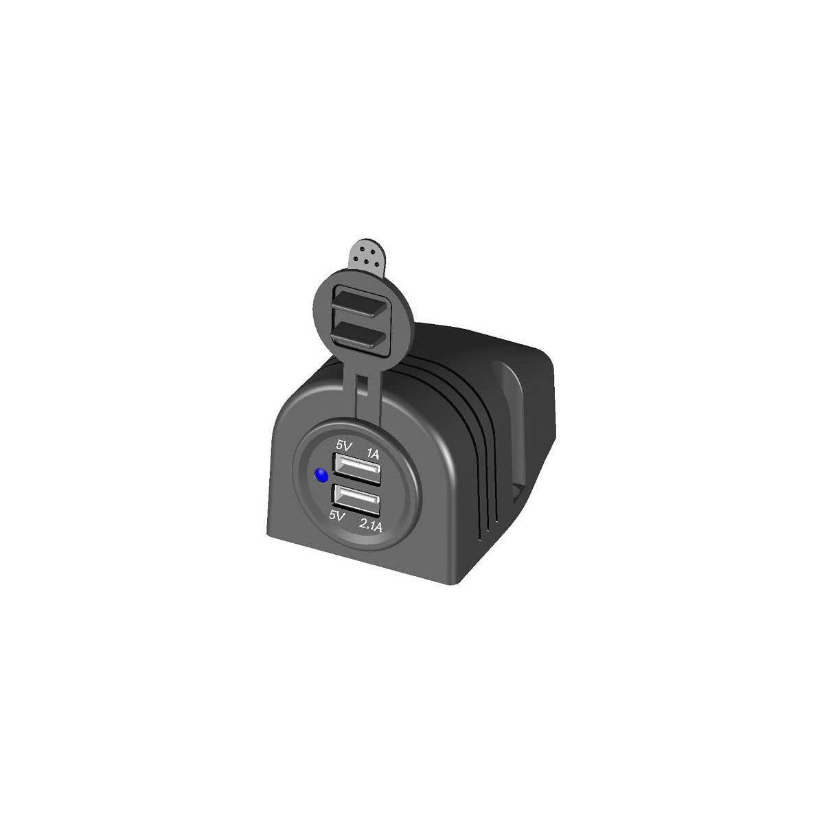 OSCULATI Presa accendisigari + Doppia USB Bianca
