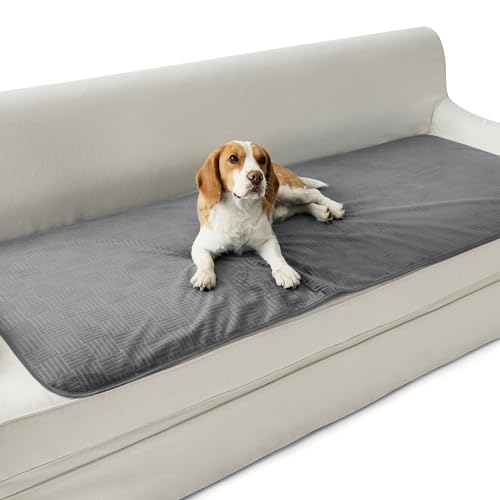 Bedsure Waterproof Couch Cover for Sofa and Dogs Quick Drying, 30x70IN