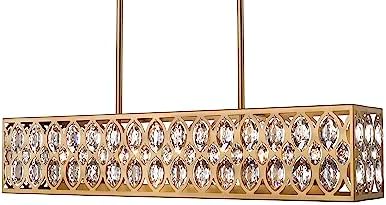 Z-Lite 7 Light Chandelier 6010-42HB, Heirloom Brass, 9.00x43.50x9.25