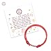 Newborn Toddlers Adjustable lucky Kabbalah Red String Bracelet – Handmade Protection and Stylish Bracelet for baby boys and girls. Birthday gifts Baby shower gifts set for kids (0-36 Months)