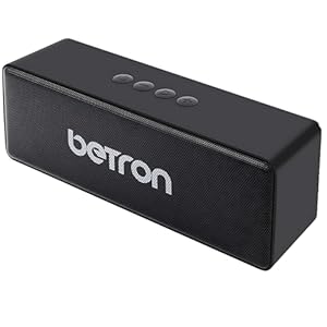 Betron D51 Bluetooth Speaker, Portable Wireless Mini Speaker with 10W Output, AUX Input, Compact Travel Size Stereo Sound for iPhone, Indoor and Outdoor Use