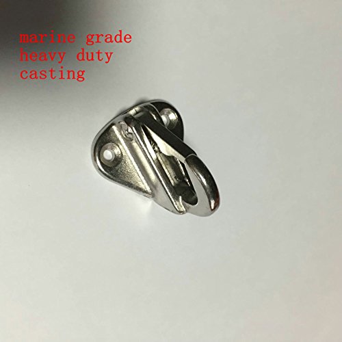 image for JingYi Marine Grade Stainless Steel 316 Spring Fender Snap Hook Fendin
