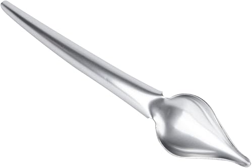 Vista 20 de Restaurantware Comfy Grip - Cucharas decorativas de 2 piezas sin corrosión, con boquilla ergonómicas de acero inoxidable para revestimiento