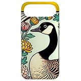 カナダのガチョウのイラスト カナダのガチョウ アート スマホケース iPhone Air 用