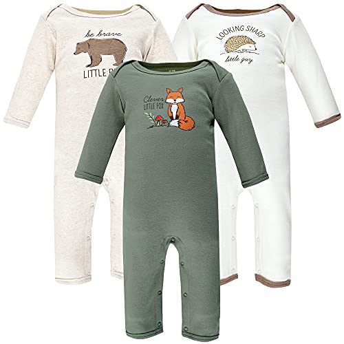 Image of Hudson Baby Baby Cotton Union Suit, 3 Pack