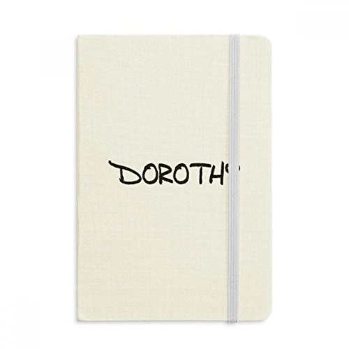 Carnet de notes DOROTHY A5 haut de gamme avec sa reliure rigide en tissu classique