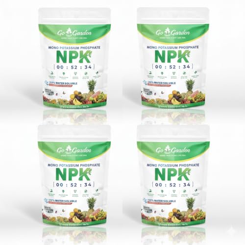 Image of Go Garden Calcium Nitrate Fertilizer 900g (Pack of 4) | Highly Soluble Calcium Fertilizer for Plants | Promotes Healthy Fruits, Flowers & Strong Plant Growth