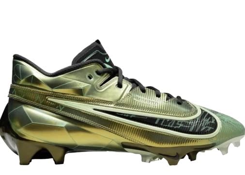 Nike Vapor Edge Elite 360 2 NRG Men's Mid Football Cleats Metallic Gold Black FJ2947-700 Size 11.5