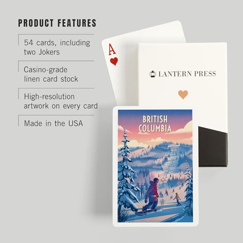 Lantern Press British Columbia Tarjetas Póker 52 U miniatura 3