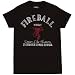 Fireball Whisky Logo Adult T-Shirt - Black (Large)